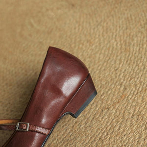 Velin Genuine Leather Pumps