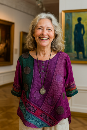 Charlotte | Artistic Top – Flows Gently, Flatters Beautifully