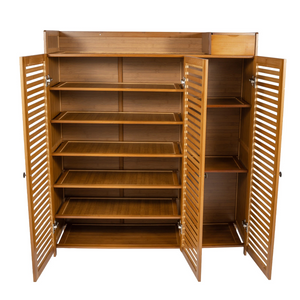 Bamboo Shoe Rack