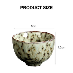 Eight-Piece Kyoto Japanese Tea Cup Set