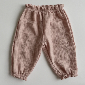 Oversized Linen Baby Pants