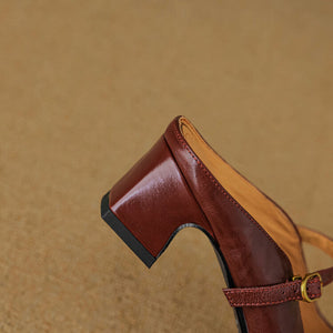 Vian Genuine Leather Mules