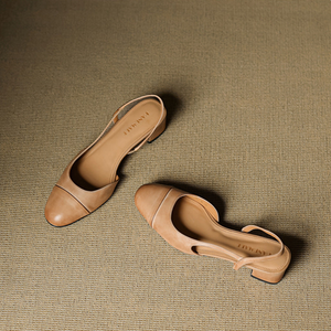 Reyna Genuine Leather Pumps