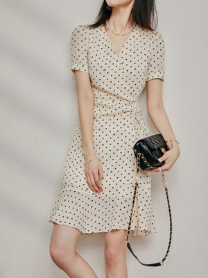 Coralie Polka Dot Midi Dress