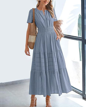 Camille Textured Midi Dress