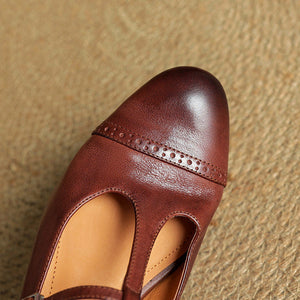 Graneth Genuine Leather Flats