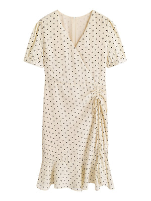 Coralie Polka Dot Midi Dress