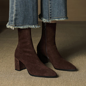 Alora Genuine Suede Boots