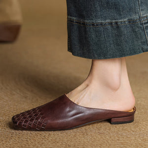 Dalvi Genuine Leather Mules