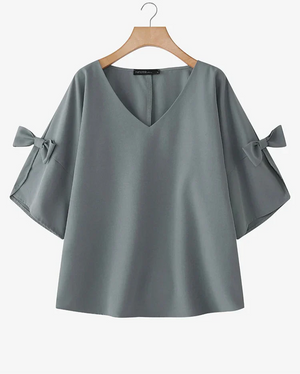CharmBow™ V-Neck Top