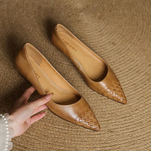 Zelith Genuine Leather Pumps