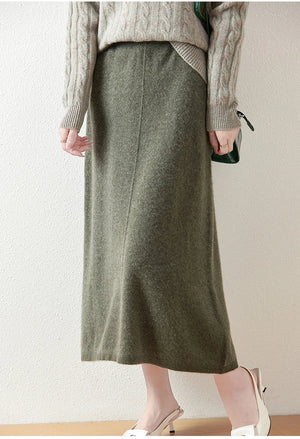 Executive Wool Skirt