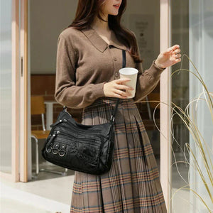 Olivia Vintage Charm | Soft Zipper Bag