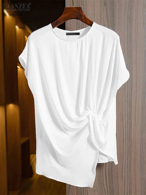 SoftCinch Side Drape Blouse