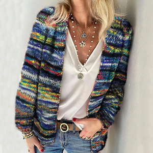 Lunna | Cozy Multicolor Cardigan