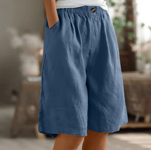 Cecilia Loose Linen Shorts