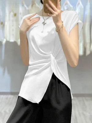 SoftCinch Side Drape Blouse
