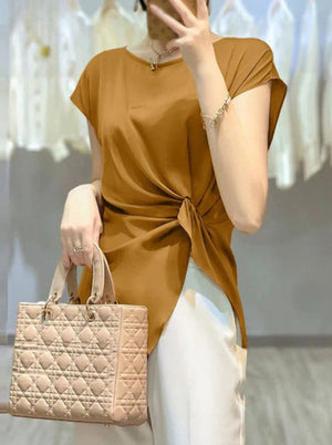 SoftCinch Side Drape Blouse