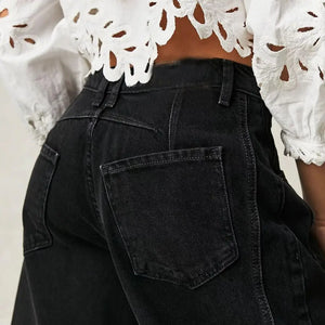 Everly Barrel-Leg Denims