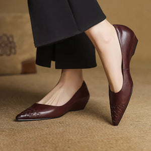Zelith Genuine Leather Pumps