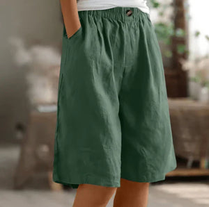 Loose Linen Shorts