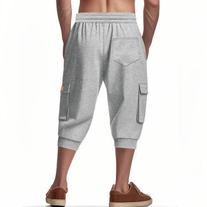 Noir Cropped Cargo Pants