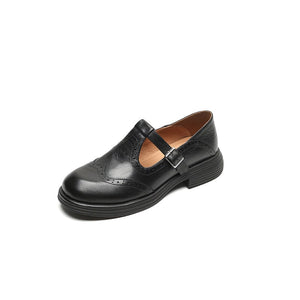Mattea | Elegant Leather Mary Janes