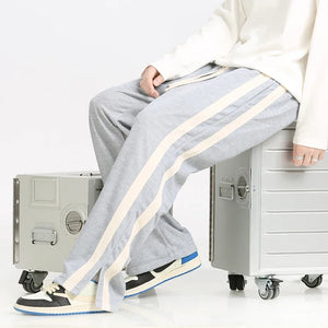 Comfortable Striped Joggers