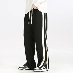 Comfortable Striped Joggers