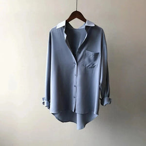 Silk Blouse Shirt