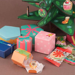 Countdown Calendar Tree Kit – 3D Christmas Tree Advent Calendar