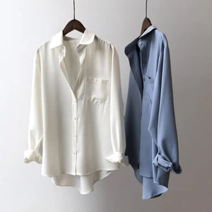 Silk Blouse Shirt