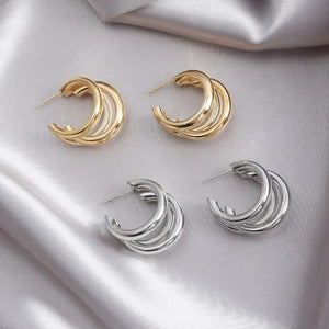 Stacked Hoop Earrings