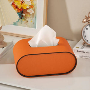Leather Tissue Box