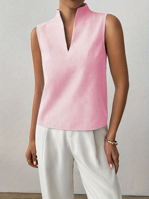 Roma Striped Sleeveless Top