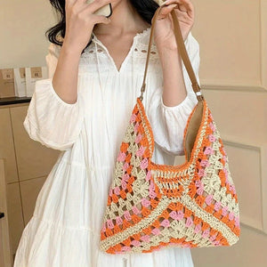 The Sun-Kissed Crochet Tote Bag