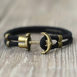 Marine-Themed Anchor Rope Bracelet