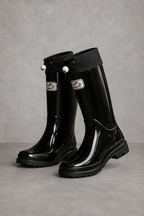 Women's Caffaro Drawstring Rain Boots — studio_front — Sofia [18f1b5cf-6082-407b-87c8-729c1c33f6f1]