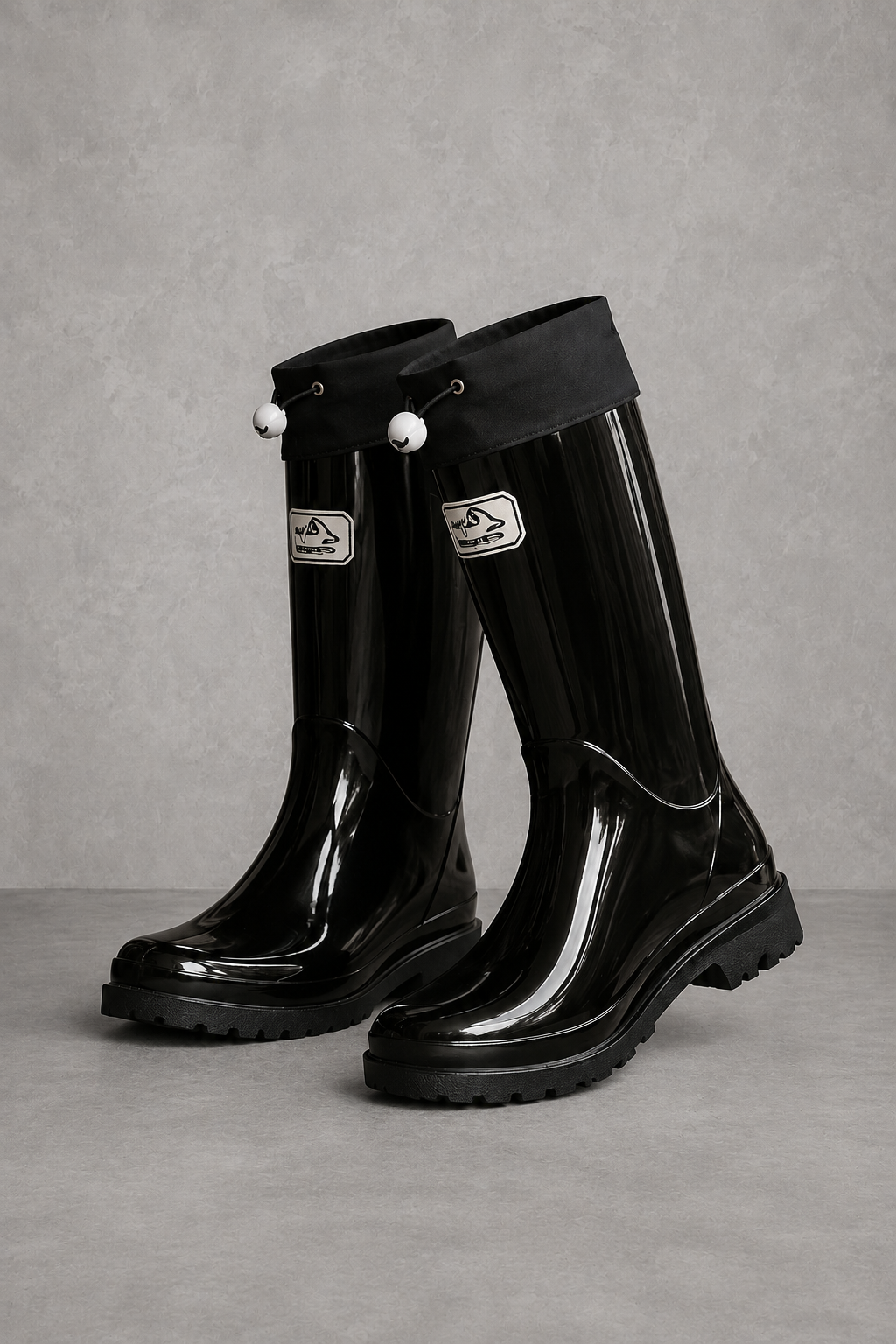 Women's Caffaro Drawstring Rain Boots — studio_front — Sofia [18f1b5cf-6082-407b-87c8-729c1c33f6f1]