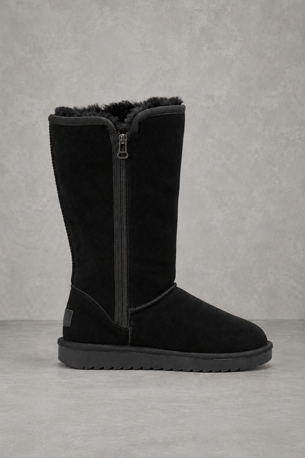Cara | Fleece-Lined Side-Zip Tall Boots — studio_front — Sofia [fbbae608-9276-4f1b-b16f-8559fed3aabf]