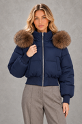Mia | Plush-Collar Cropped Puffer Jacket — studio_front — Sofia [3d39d939-05b4-4316-9920-e144ab4e15cc]