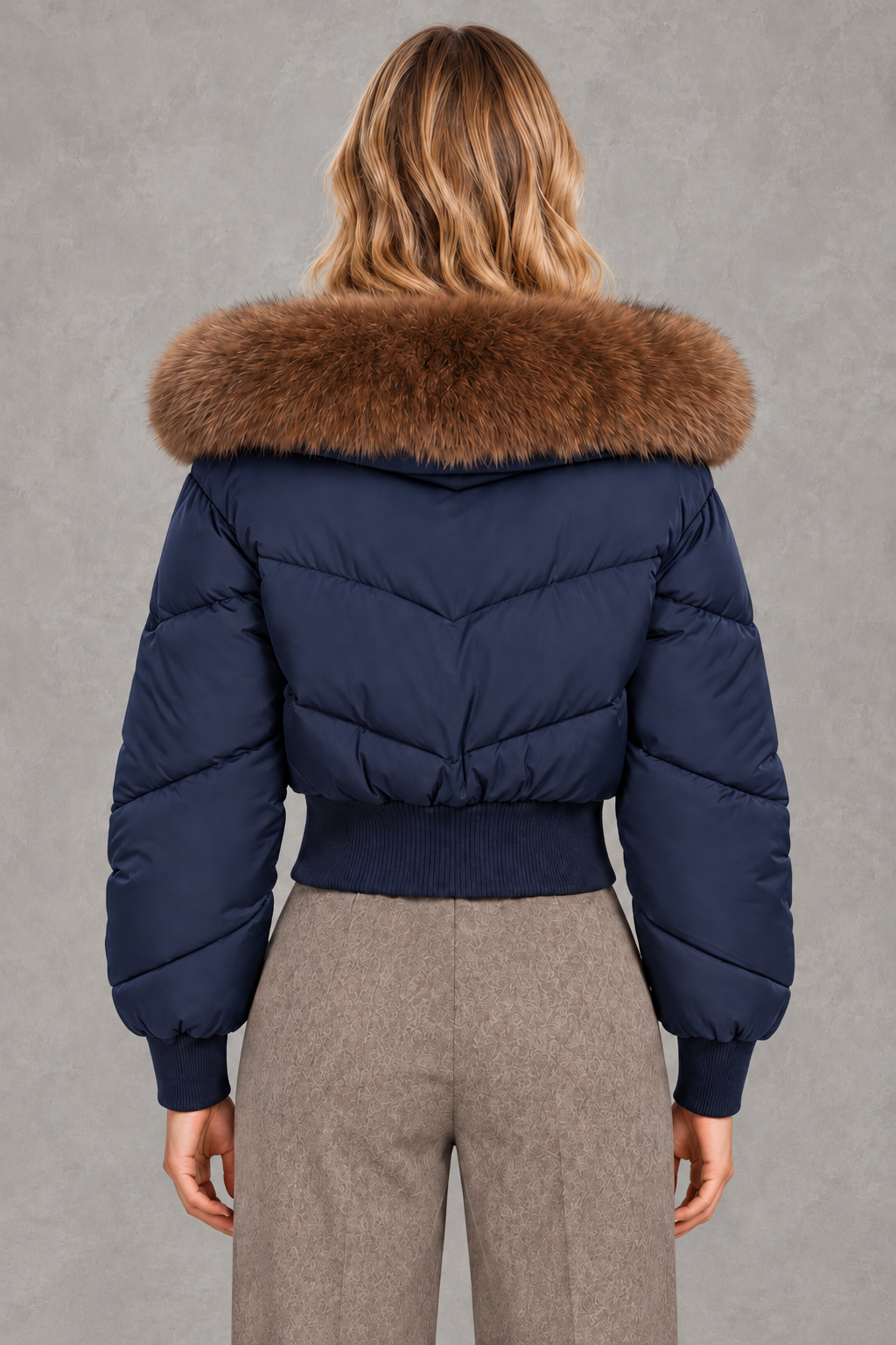 Mia | Plush-Collar Cropped Puffer Jacket — studio_back — Sofia [89fb60c0-8699-4b3d-bcd9-f589657b53cc]
