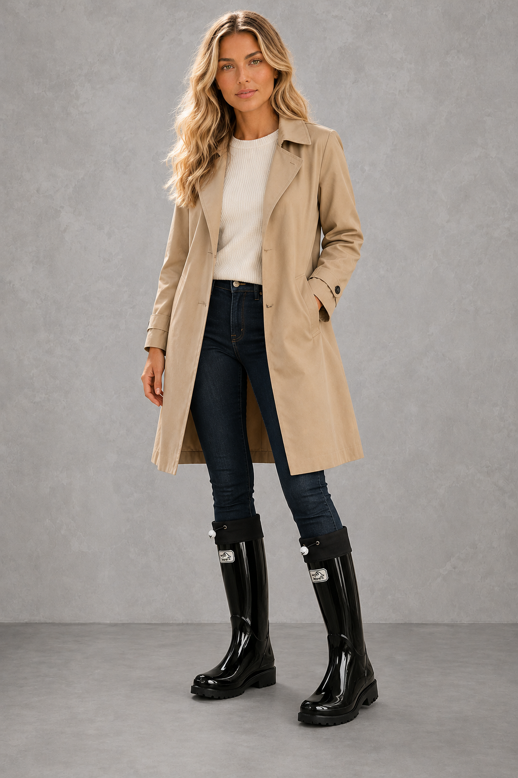 Women's Caffaro Drawstring Rain Boots — lifestyle — Sofia [0e9acd36-820e-4851-88a9-aa704c78f78d]