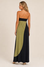 Additional view of Sophie | Strapless Printed Maxi Dress