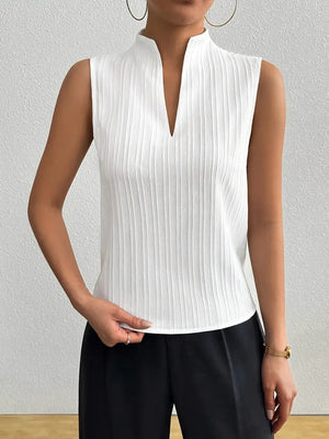 Roma Striped Sleeveless Top