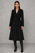 Scarlett | Tie-Waist Double-Breasted Coat — studio_front — Helena [03845f8a-b3c8-48e0-ba9e-c9b05b3b7975]