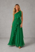 Tracey One-Shoulder Ruffle Maxi Dress — studio_front — Sofia [19c50ac9-1f2d-4f38-bd72-08d1d8799c65]