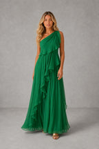 Tracey One-Shoulder Ruffle Maxi Dress — studio_front — Sofia [19c50ac9-1f2d-4f38-bd72-08d1d8799c65]