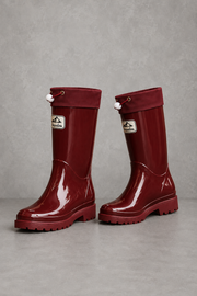 Women's Caffaro Drawstring Rain Boots — studio_front — Sofia [dd610cf7-0519-4d9b-8a2b-e8a2cb07eeb2]