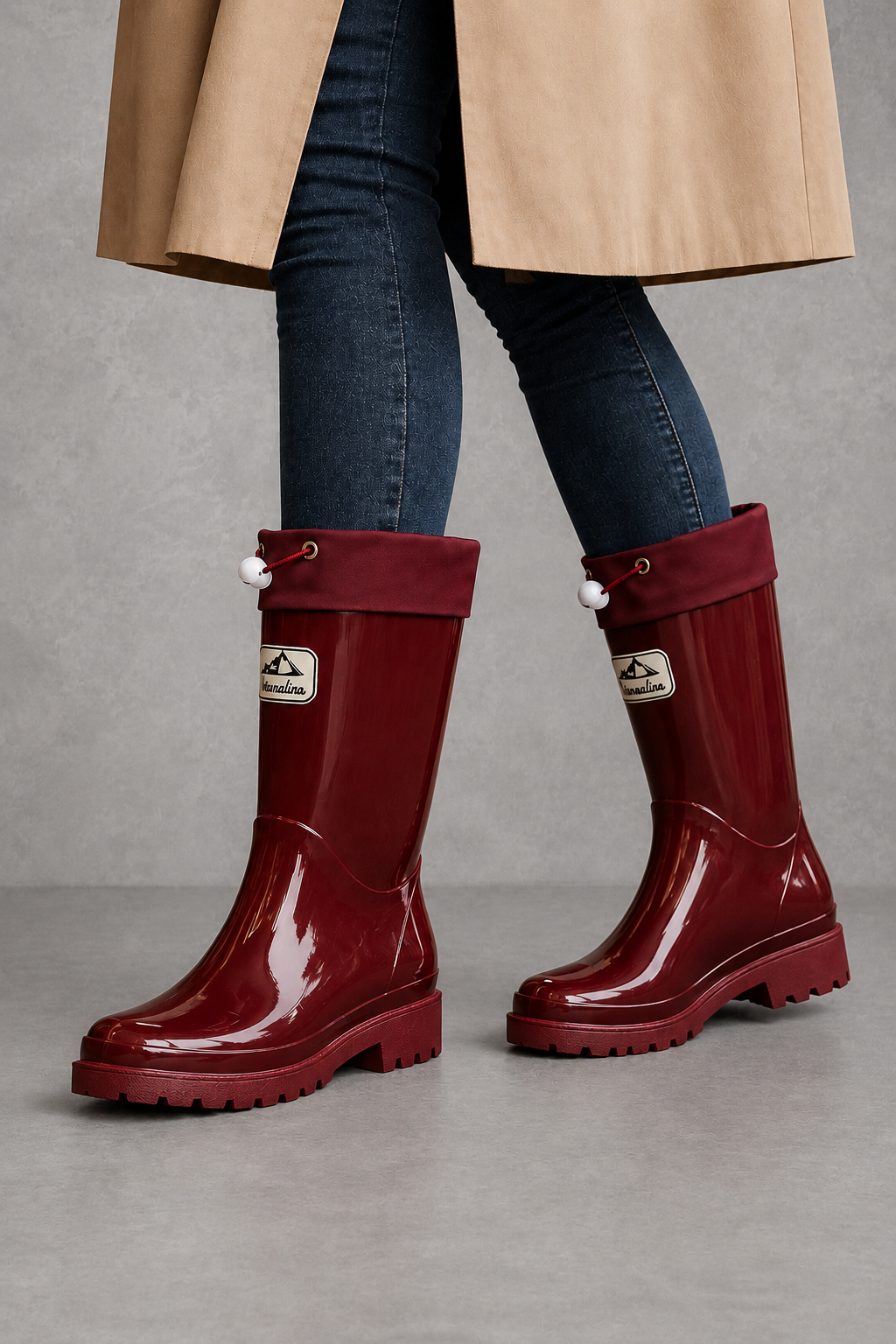 Women's Caffaro Drawstring Rain Boots — source_adaptation — Sofia [55dc738b-b355-4ce2-9140-9e2728f329ac]